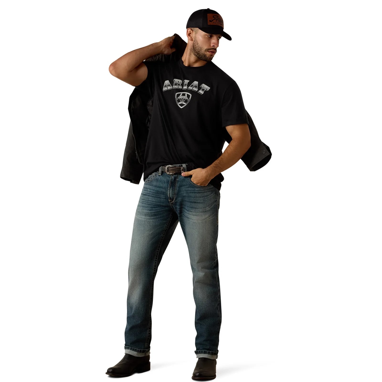 Ariat Men’s Ariat Loft Simple Seal SS TShrt Chutney 10058887