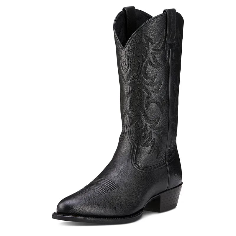 Ariat Ariat Men's Boot Heritage Western R Toe Black Deertan 10002218