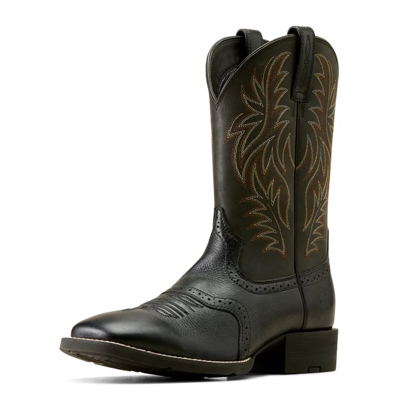Ariat Ariat Men's Boot Sport Wide Square Toe Black Deertan 10016292
