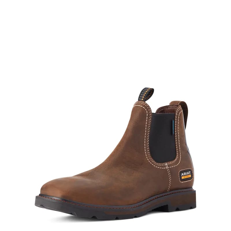 Ariat Ariat Men's Groundbreaker Chelsea H2O WST Dark Brown 10038324