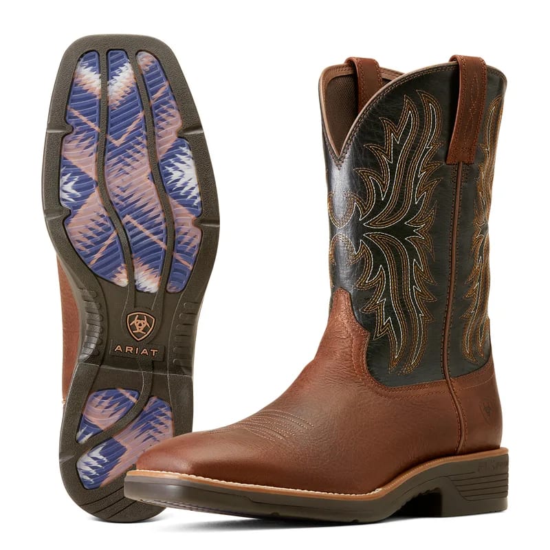 Ariat Ariat Men's Boot Ridgeback Deepest Clay/ Blacl Barrel 10046983