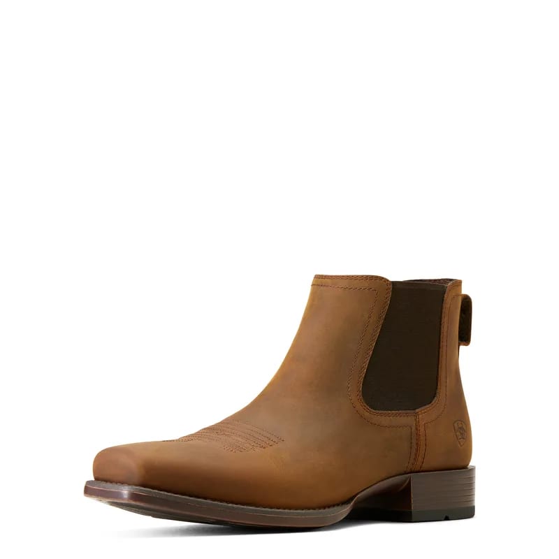 Ariat Ariat Men's Booker Ultra Square Toe Oily Dstrssd Tan 10046985