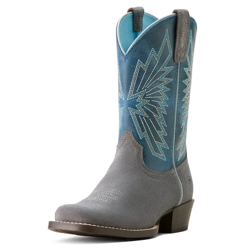 Ariat Ariat Kid's Boot Decatur Mineral Suede/ Downpour 10053624