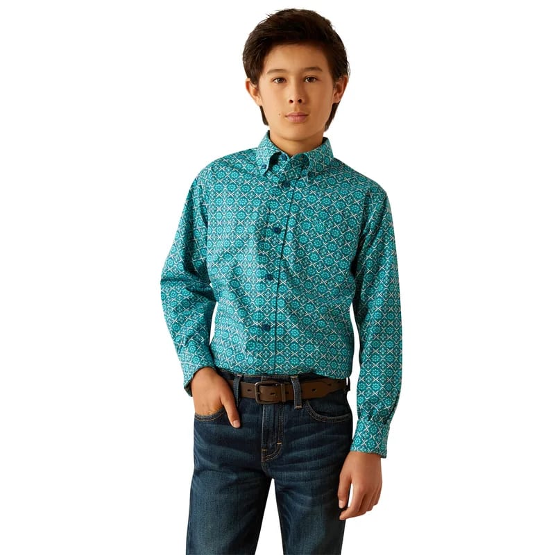 Ariat Ariat Kid’s Jordy LS Shirt Blue 10054791