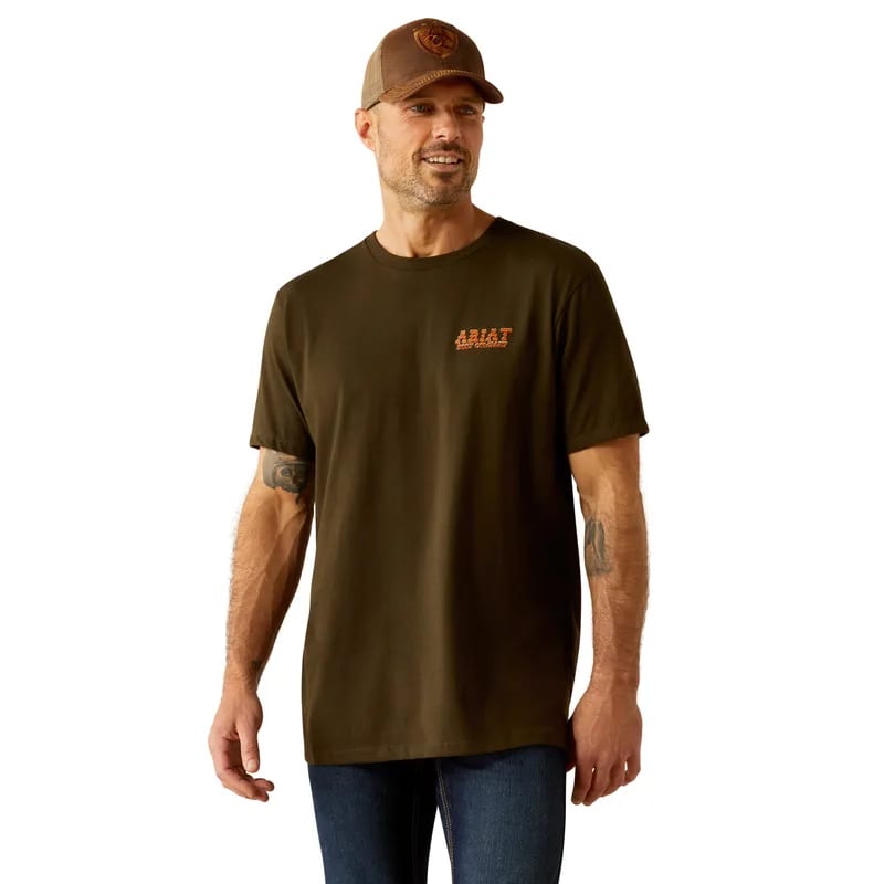 Ariat Ariat Men’s Armadillo On A Half Shell SS TShrt Olive 10054843