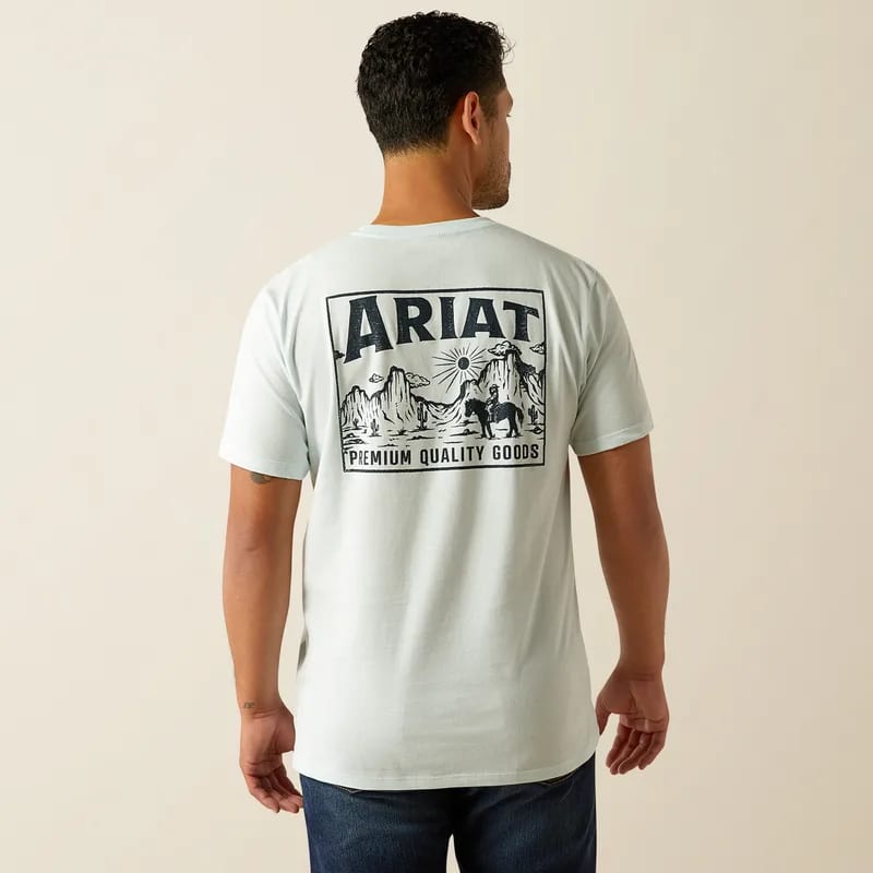 Ariat Ariat Men’s Echo Valley SS TShrt Quiet Tide 10058882