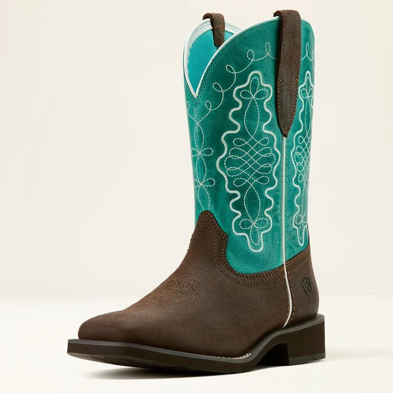 Ariat Ariat Women's Boot Callie Worn Hickry/ Dstrssd Trquse 10061203