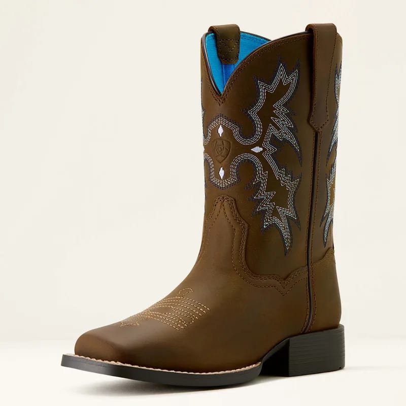 Ariat Ariat Kid's Boot Tombstone Distressed Brown 10063834