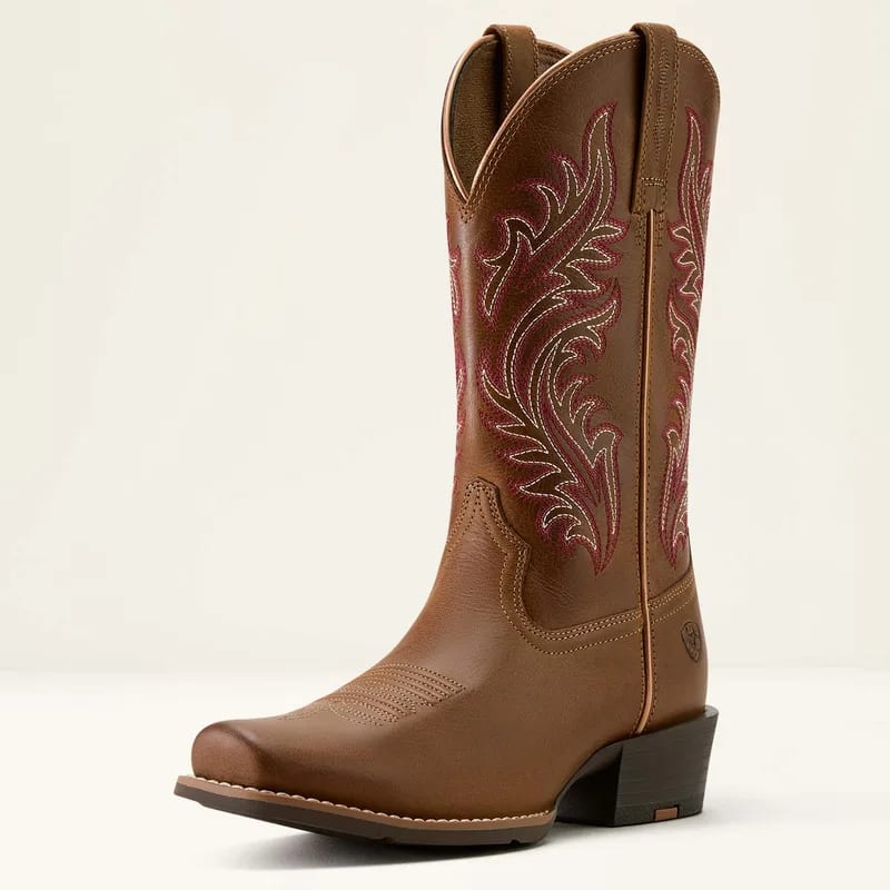 Ariat Ariat Women's Boot Round Up Narrow Cutter Toe Sorrel Crunch 10064076